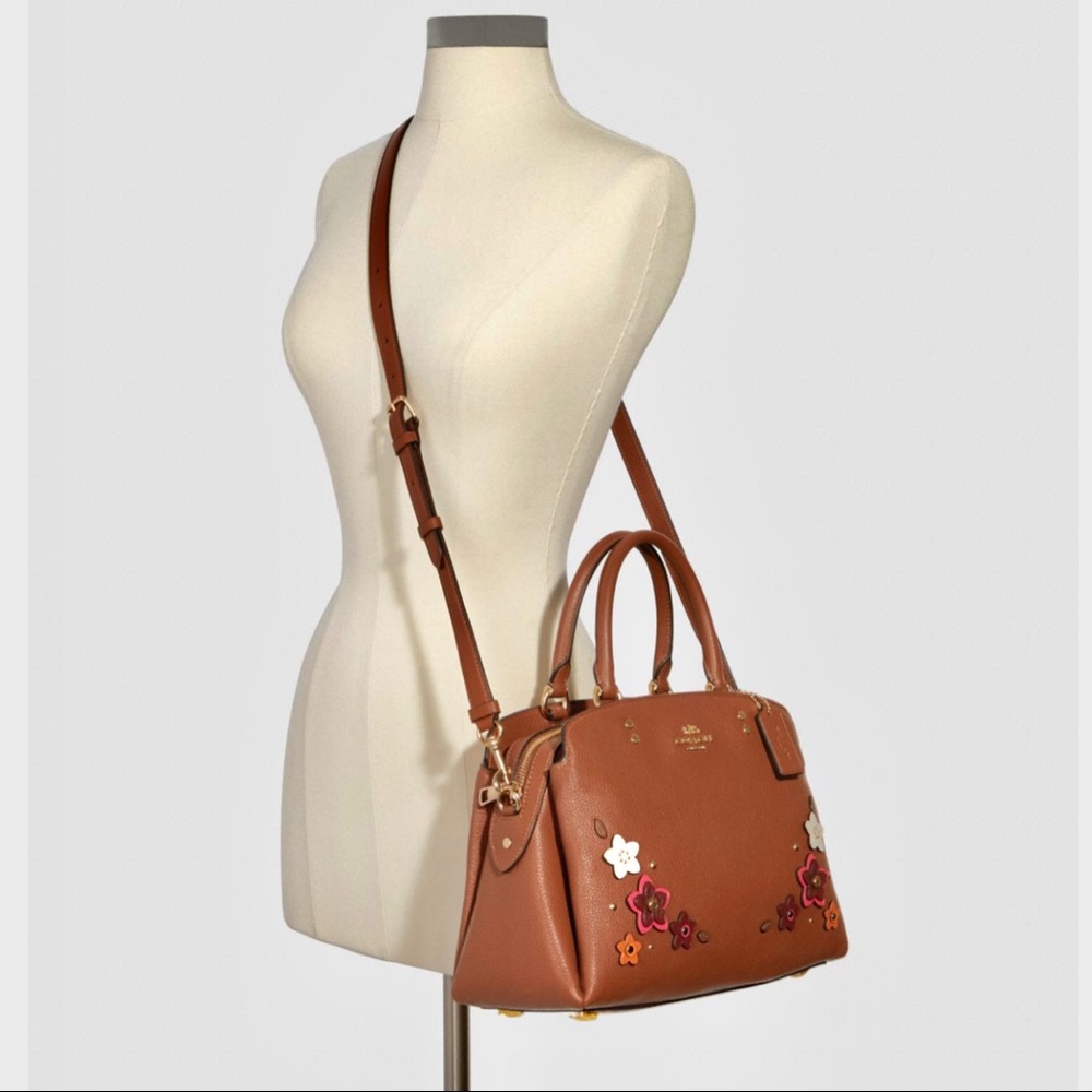 NEW✨Coach Lillie Carryall w Daisy Applique LARGE - Picture 7 of 9